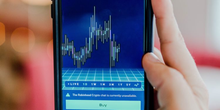 turned-on Android smartphone Cryptocurrecy