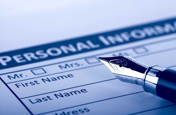 personal information