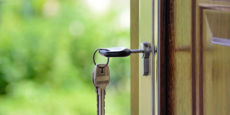 door with keys