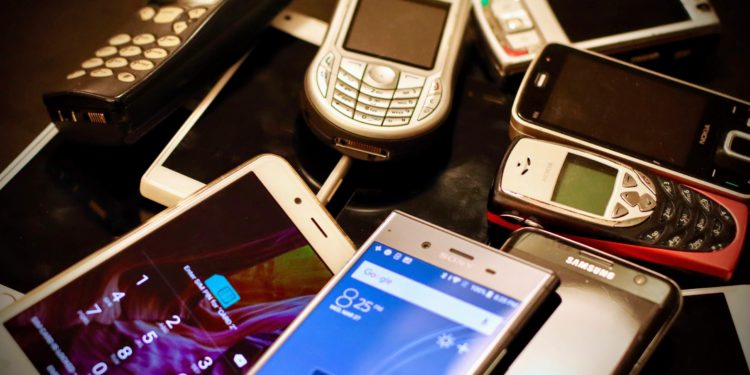 Pile of Android phones