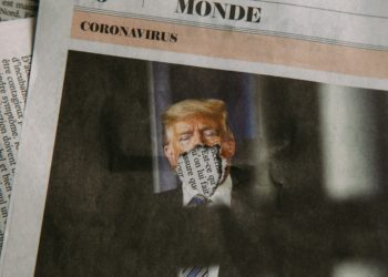 Donald trump defaced