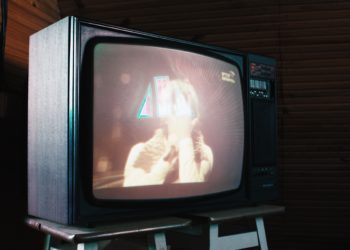 Old TV screen