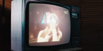 Old TV screen