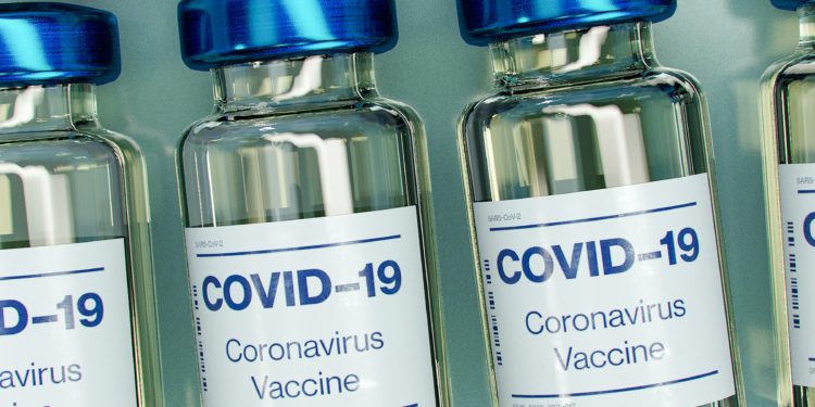 Covid-19 vaccine bottles