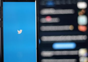 Twitter on an iPhone