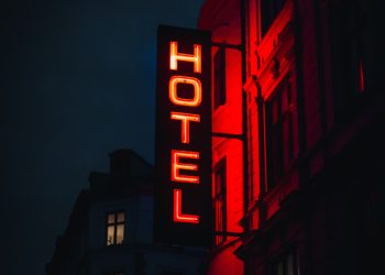 Hotel sign