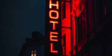 Hotel sign