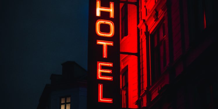 Hotel sign