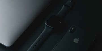 iPhone products laid across a table
