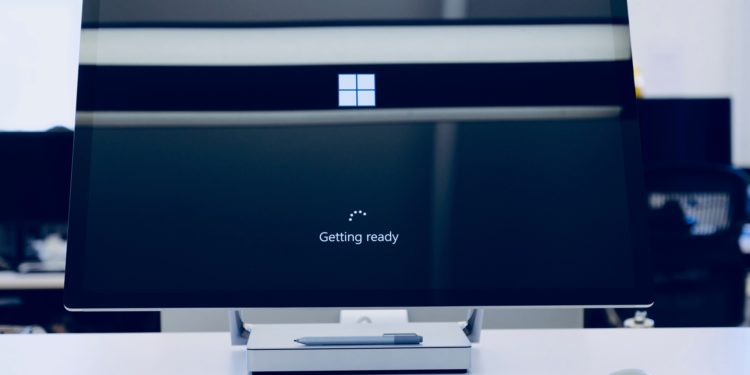 A Microsoft office device opening