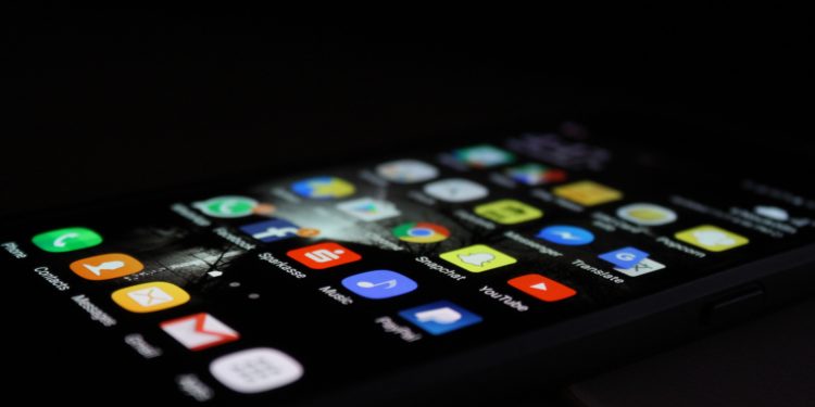 Smartphone with apps