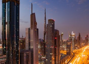 Dubai at night