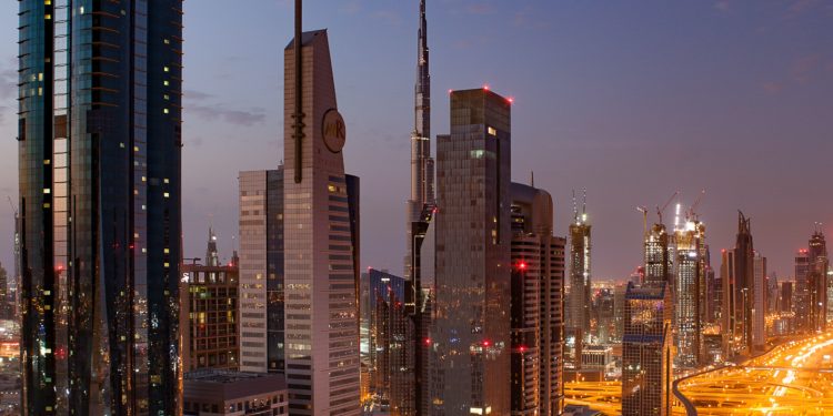Dubai at night