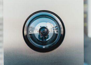 Surveillance Camera on a wall