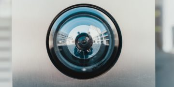 Surveillance Camera on a wall