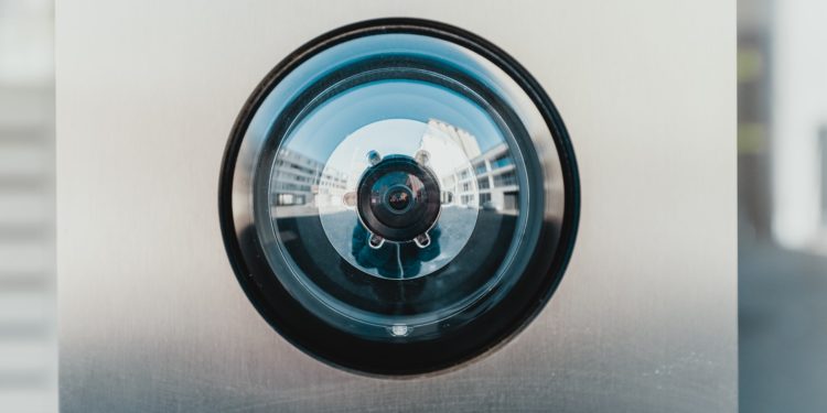 Surveillance Camera on a wall