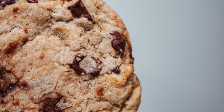 A chocolate chip cookie