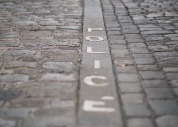 Police on pavement