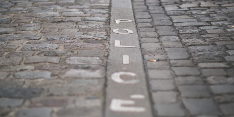 Police on pavement