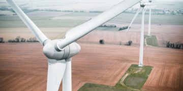 Wind turbine farm