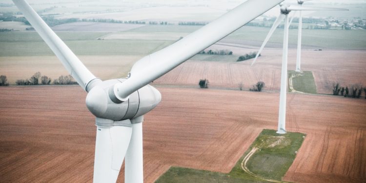 Wind turbine farm