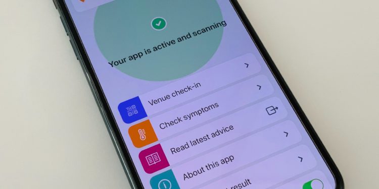 Contact tracing application