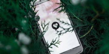 Dating app on a phone