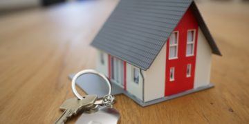 Keys and house key chain