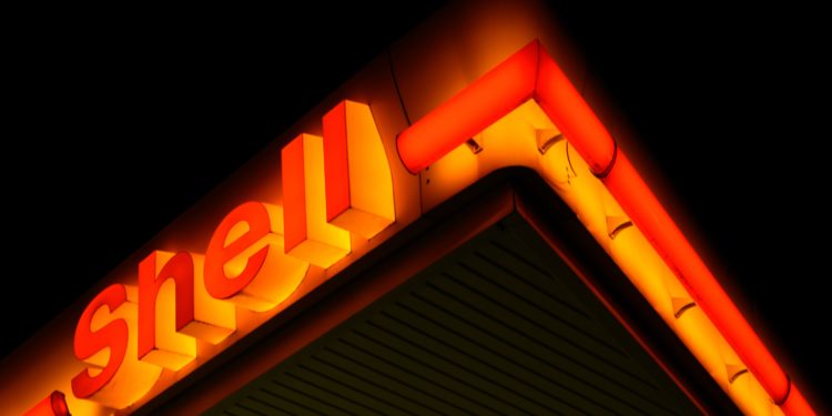 A Shell garage