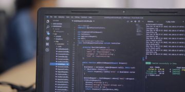 Code on a computer screen