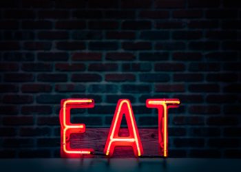Neon eat sign