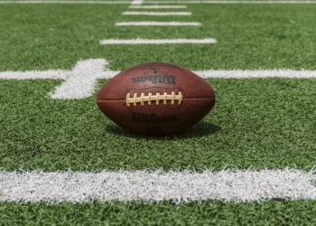 american football on field