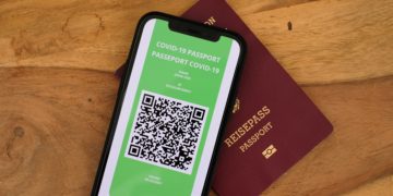 QR code COVID passport
