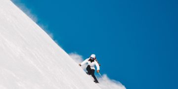 Person Skiing