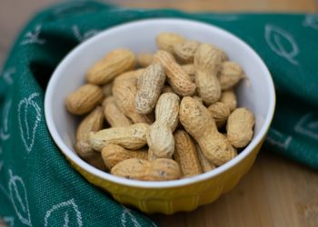 bowl of peanuts