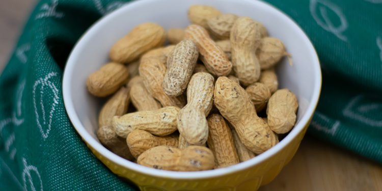 bowl of peanuts
