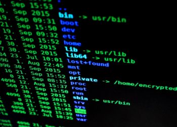 computer screen displaying code