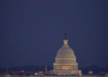 Washington under moonlight