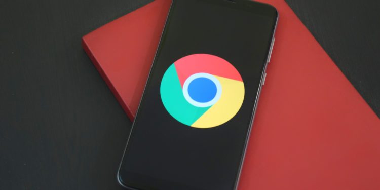 google logo on phone screen