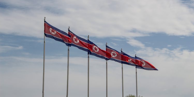 north korean flag