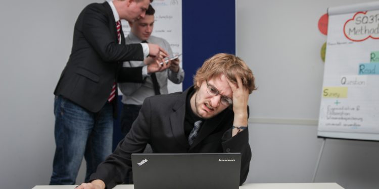 stressed boss