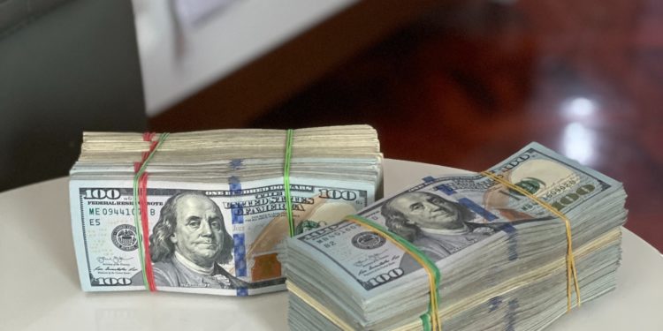 stacks of dollars