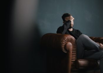 man looking sad