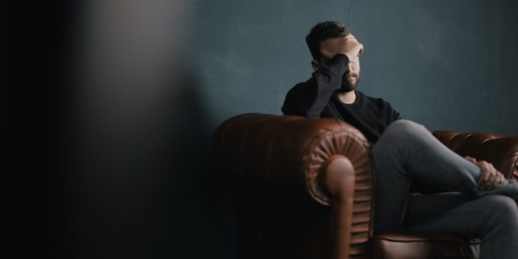 man looking sad