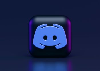 Discord logo, blue