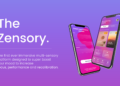The Zensory Logo. Zensory app, phones.