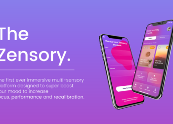 The Zensory Logo. Zensory app, phones.
