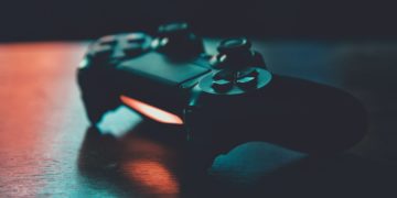 Game console controller.