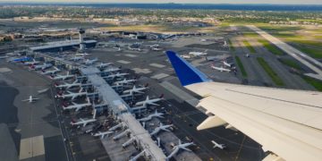 Airplanes at airport