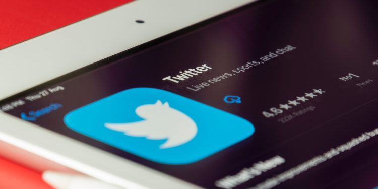 Twitter app on phone